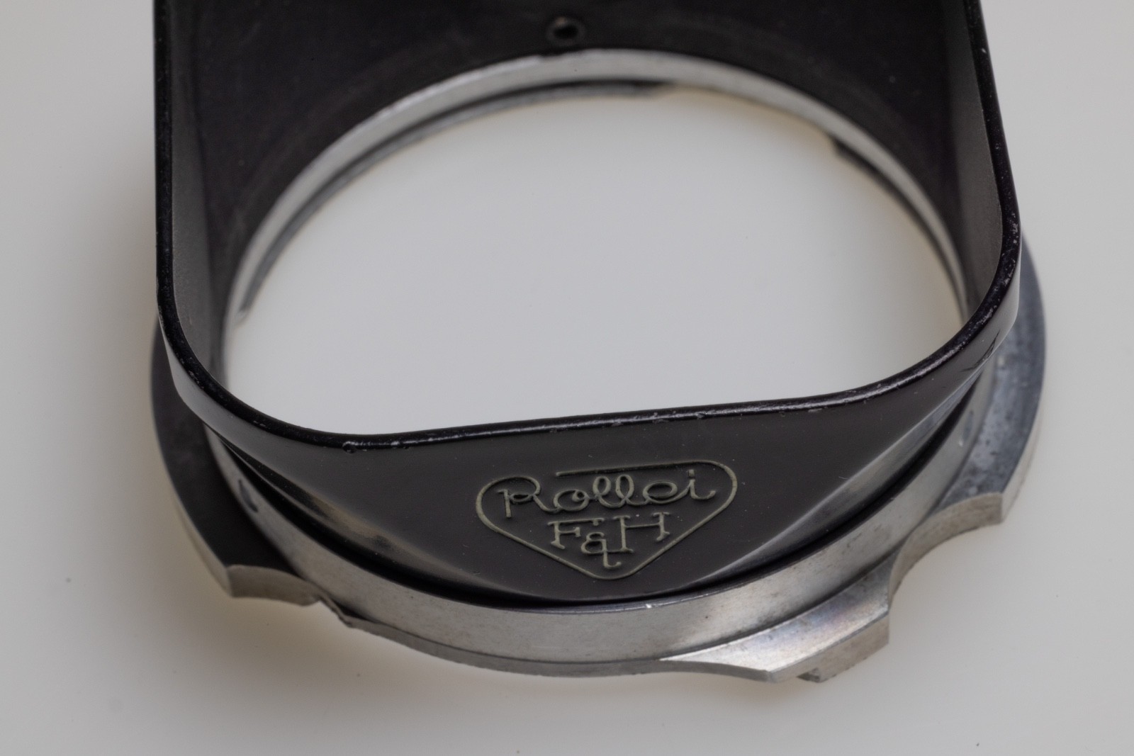 Rolleiflex TLR Lens Shade Hood with Leather Case Germany *Excellent*