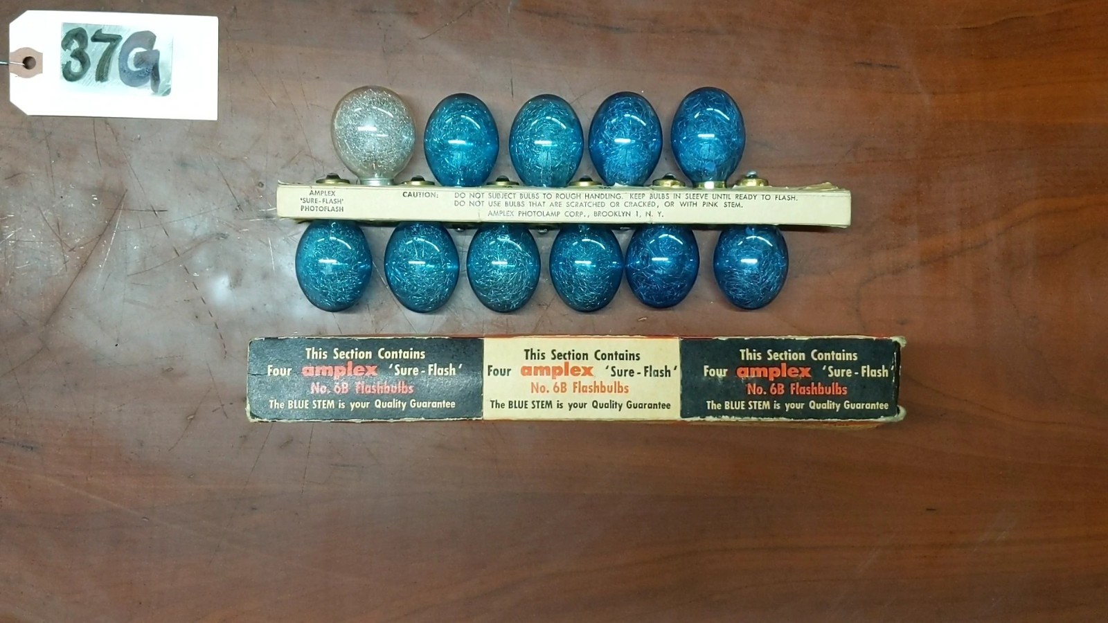 Amplex No. 6 Sychro-Sure Photo Flash Bulbs