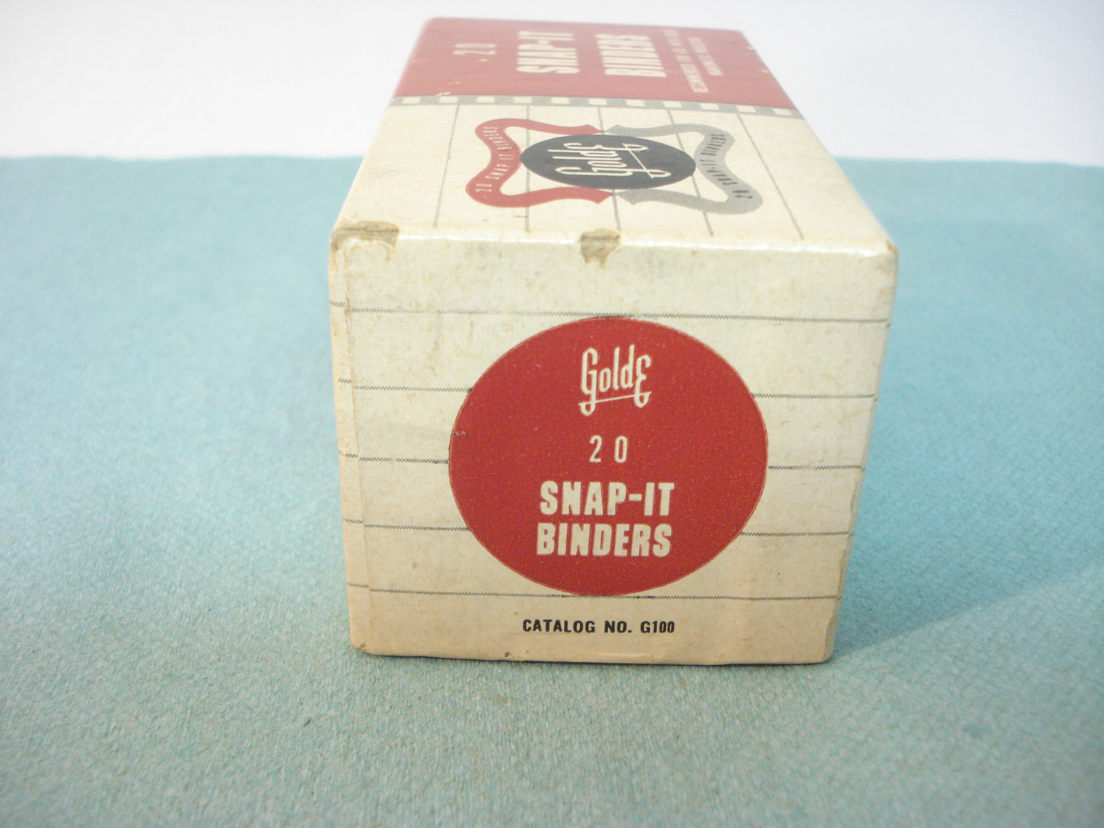 NOS Vintage GOLDE 2 x 2 Snap-It Binders Qty 20 in Box Projection Slide Holders