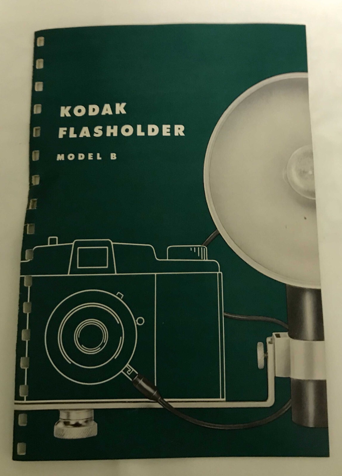 Vintage Kodak Flasholder Model B With Standard Bracket – Complete
