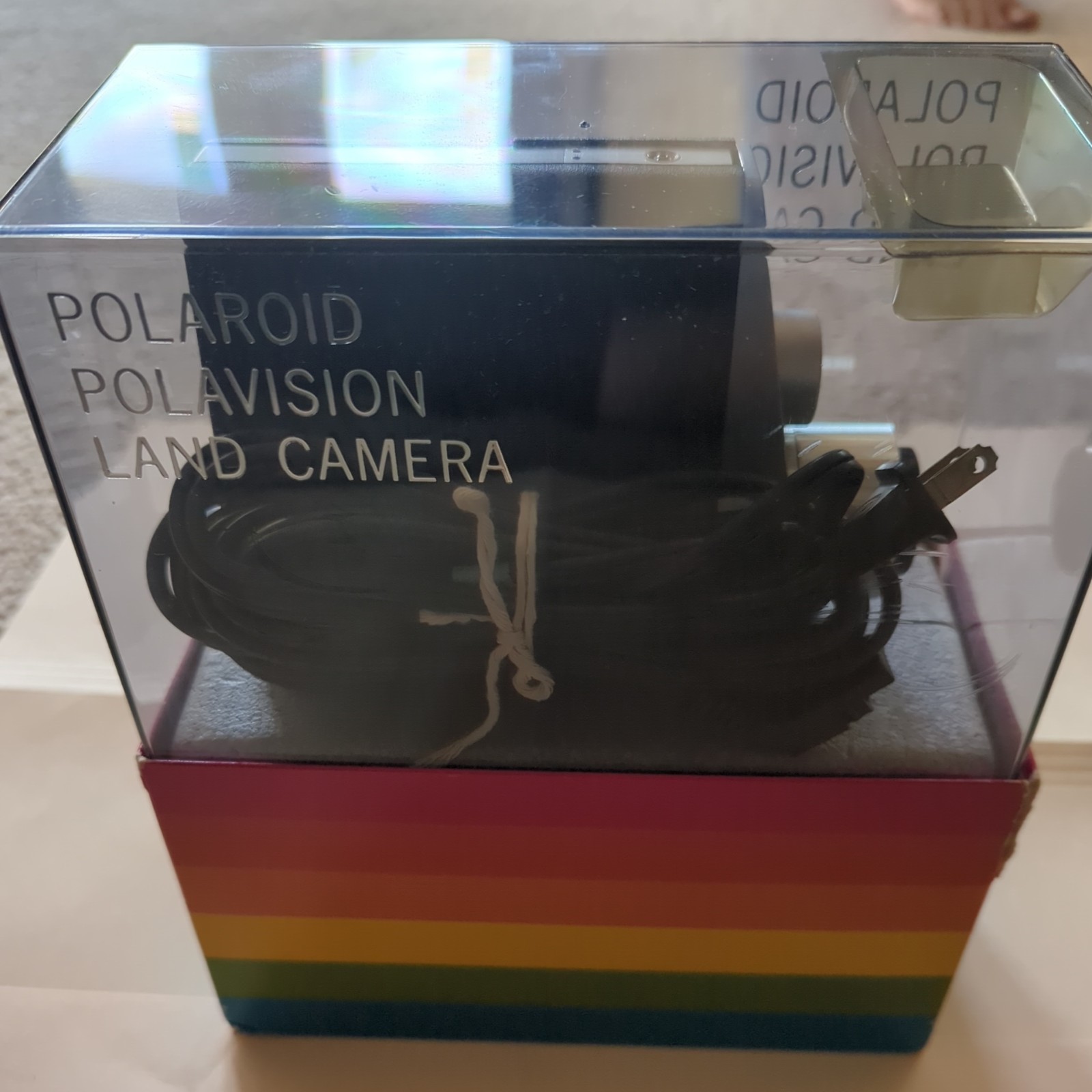 POLAROID POLAVISION LAND CAMERA AND TWI LIGHT IN ORIGINAL BOX LN