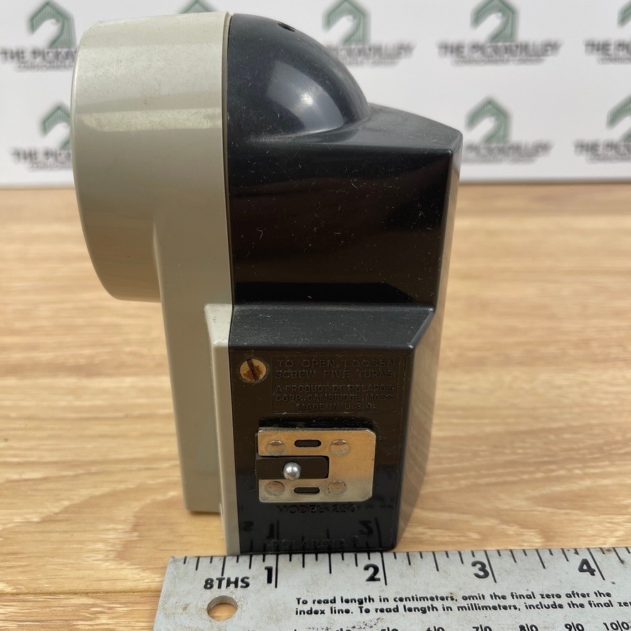 Polaroid Wink-Light Model 250 Vintage Camera Flash Attachment Grey Black USA