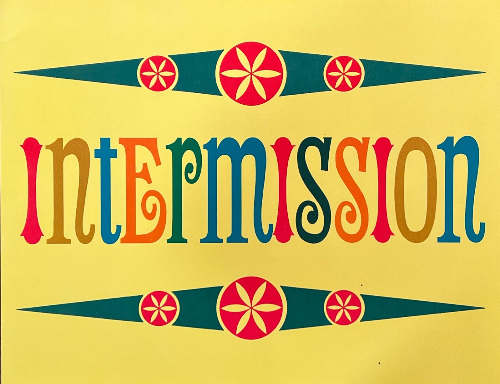 Vintage Bell & Howell 8 Full Color Title Cards Home Movies Intermission & More
