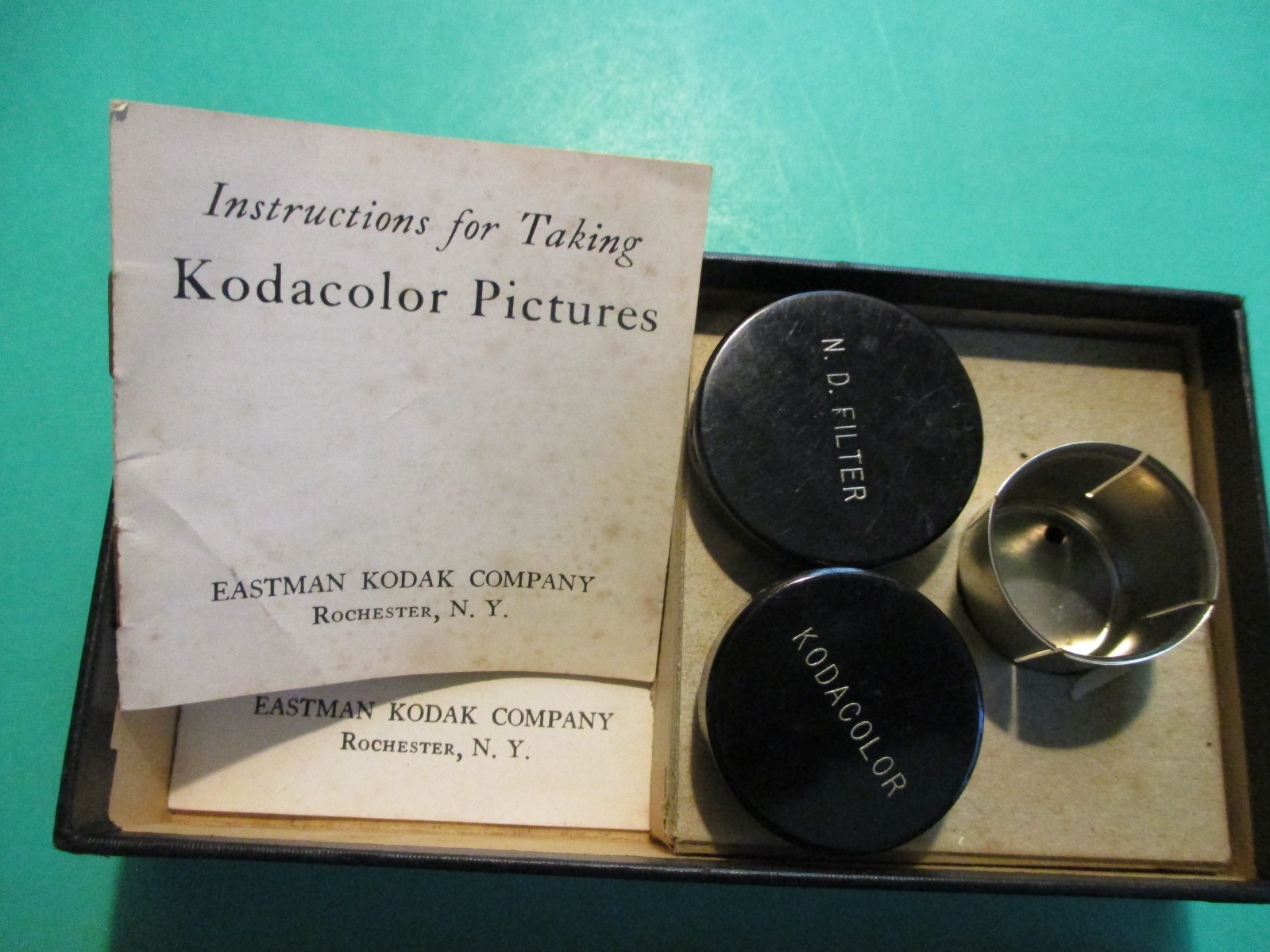 Old Kodak Accessory Kit c.1928- For Cine-Kodak Model B