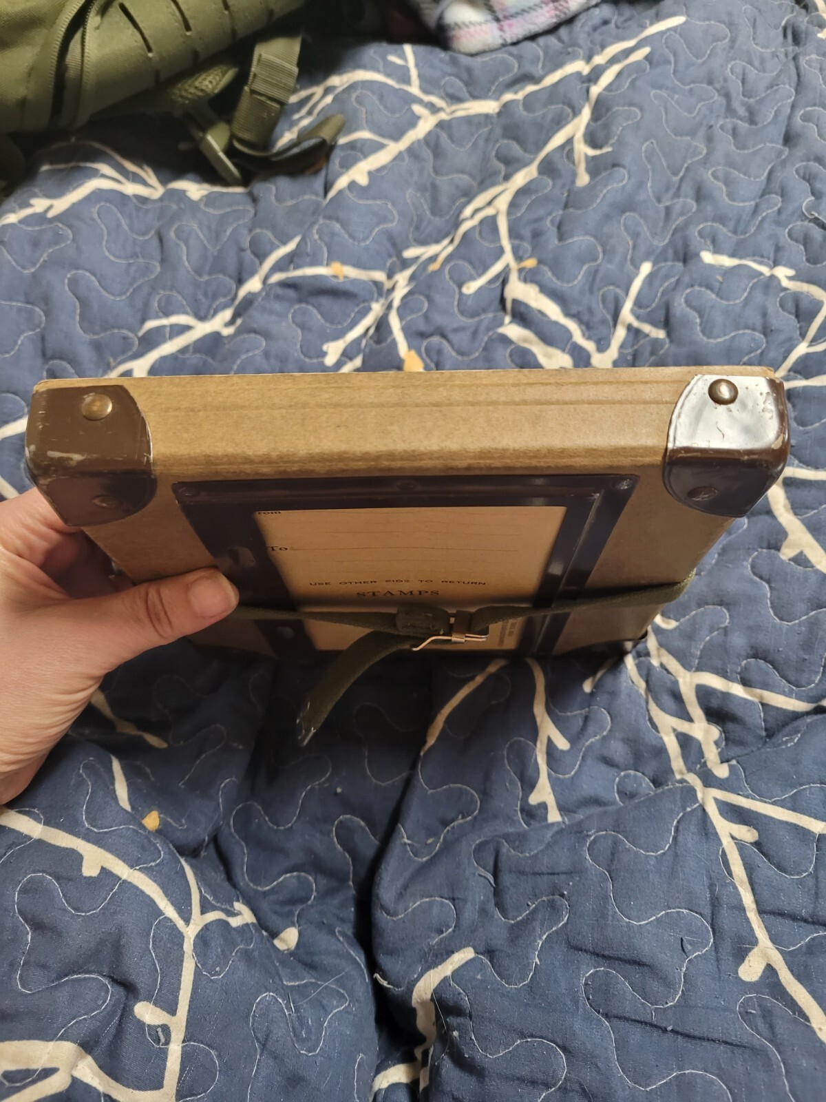 VINTAGE Film Reel Canister Case Shipping Box Mailer 8″ X 8″ X 1 1/4″