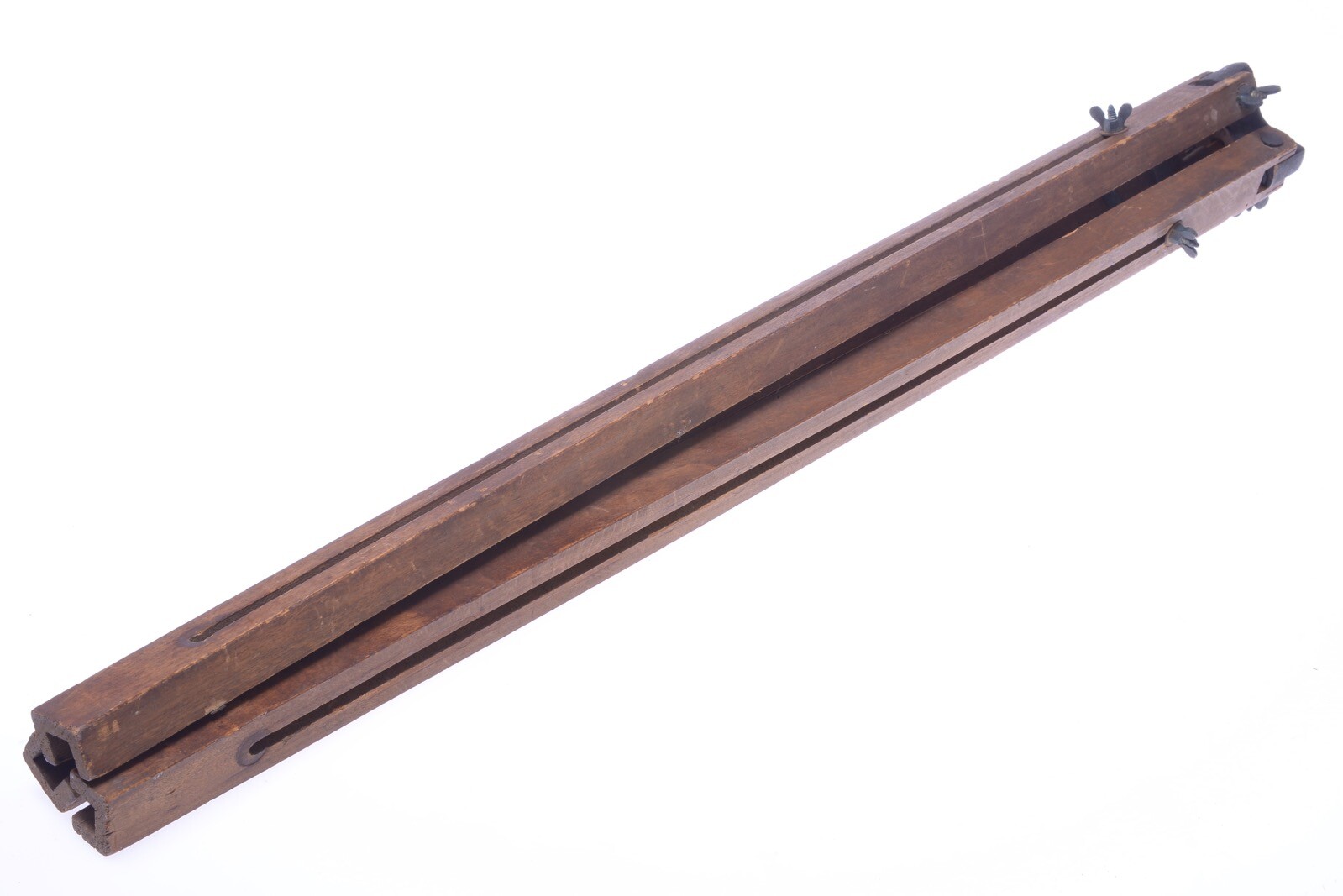 ✅ ANTIQUE WOOD TRIPOD 1.19M, 46.85″ ZEISS? KODAK? 9X12CM GLASS PLATE CAMERAS