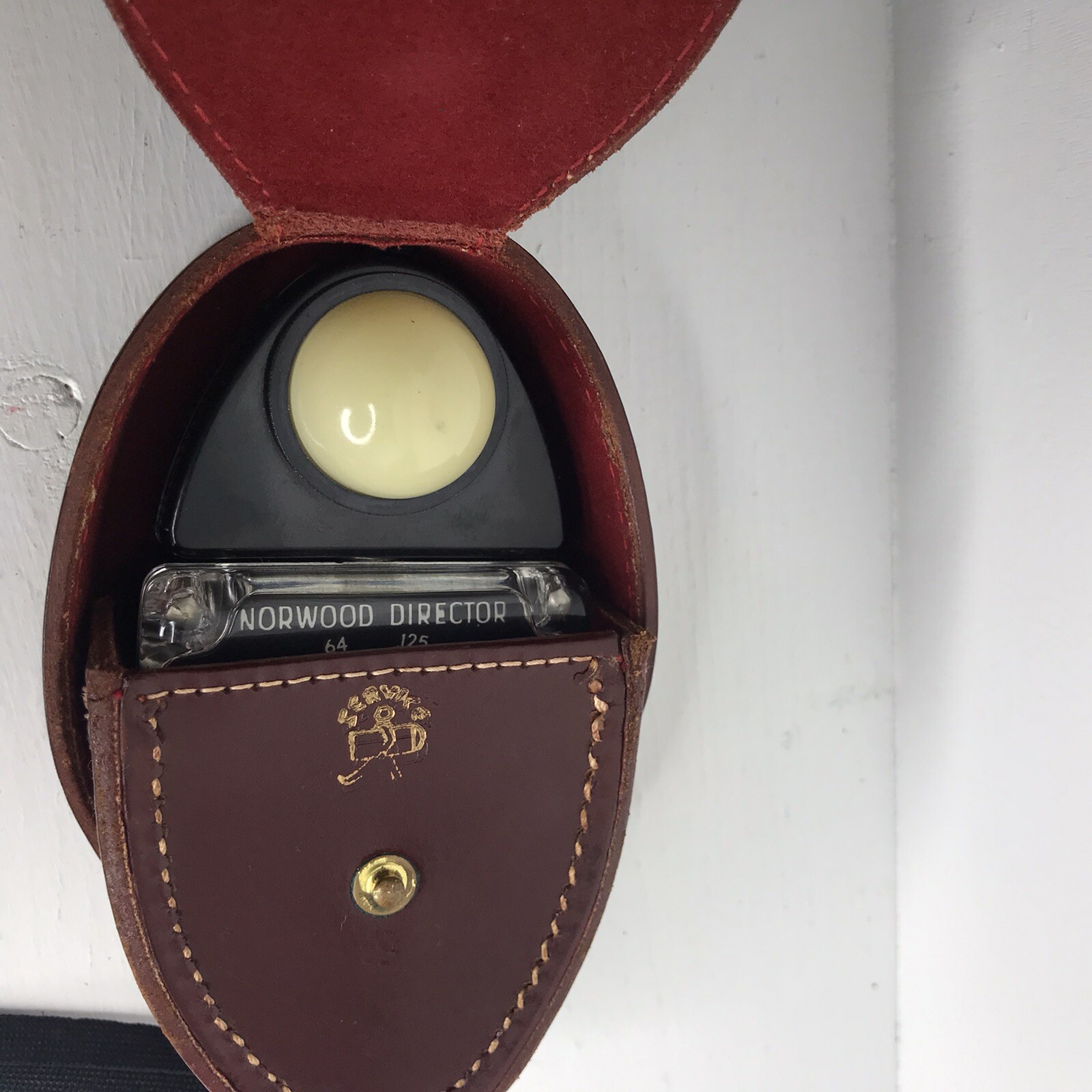Vintage Norwood Director Exposure Analog Light Meter model C with Original Case