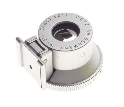 13.5cm Bright Line Chrome Leica Rangefinder Camera Viewfinder 135mm SHOOC Clean
