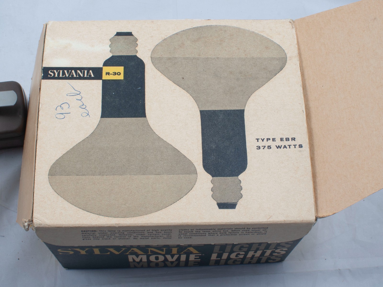 Kodak Brownie 2-Lamp Movie Light Model 1 Bulbs for Kodak Cameras WORKS