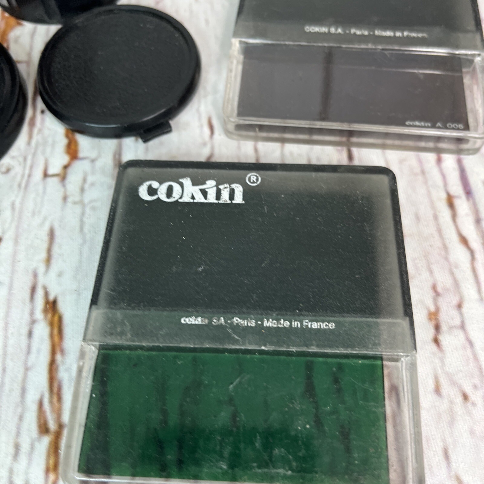 Vintage Camera Lenses And Assorted Parts Cokin ,Rolev , Tiffen