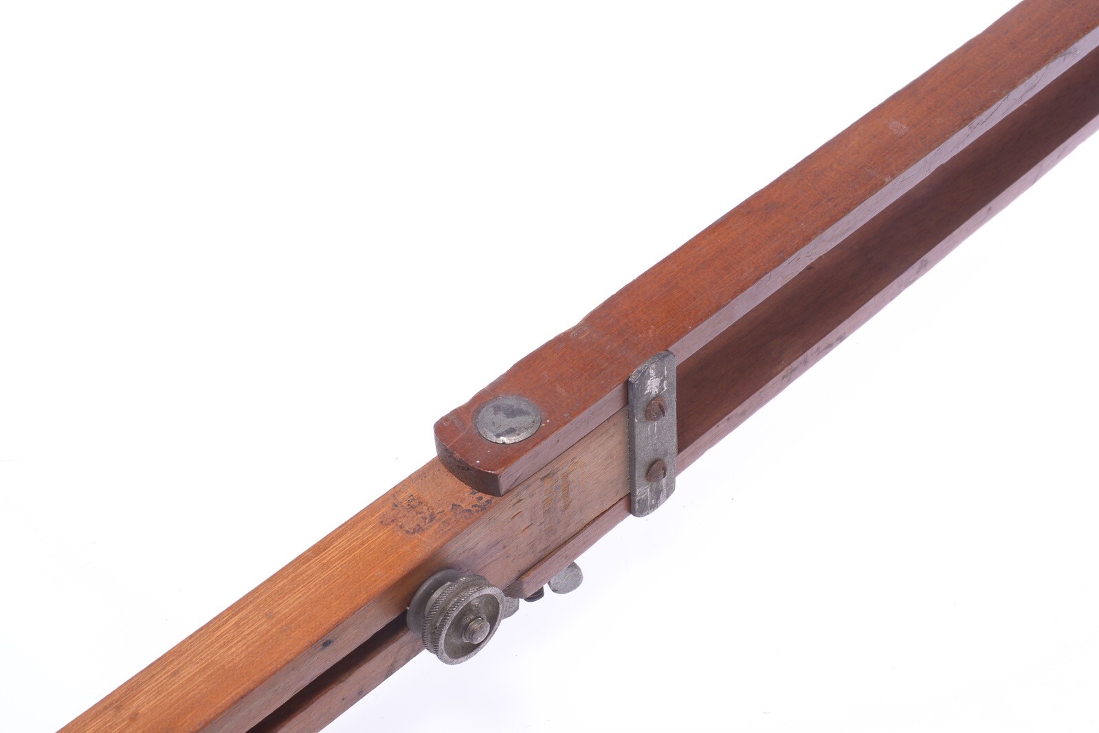 ✅ ANTIQUE WOOD TRIPOD 134CM, 52.75″ GLASS PLATE 9×12 4X5 3X4 FORMAT FIELD CAMERA