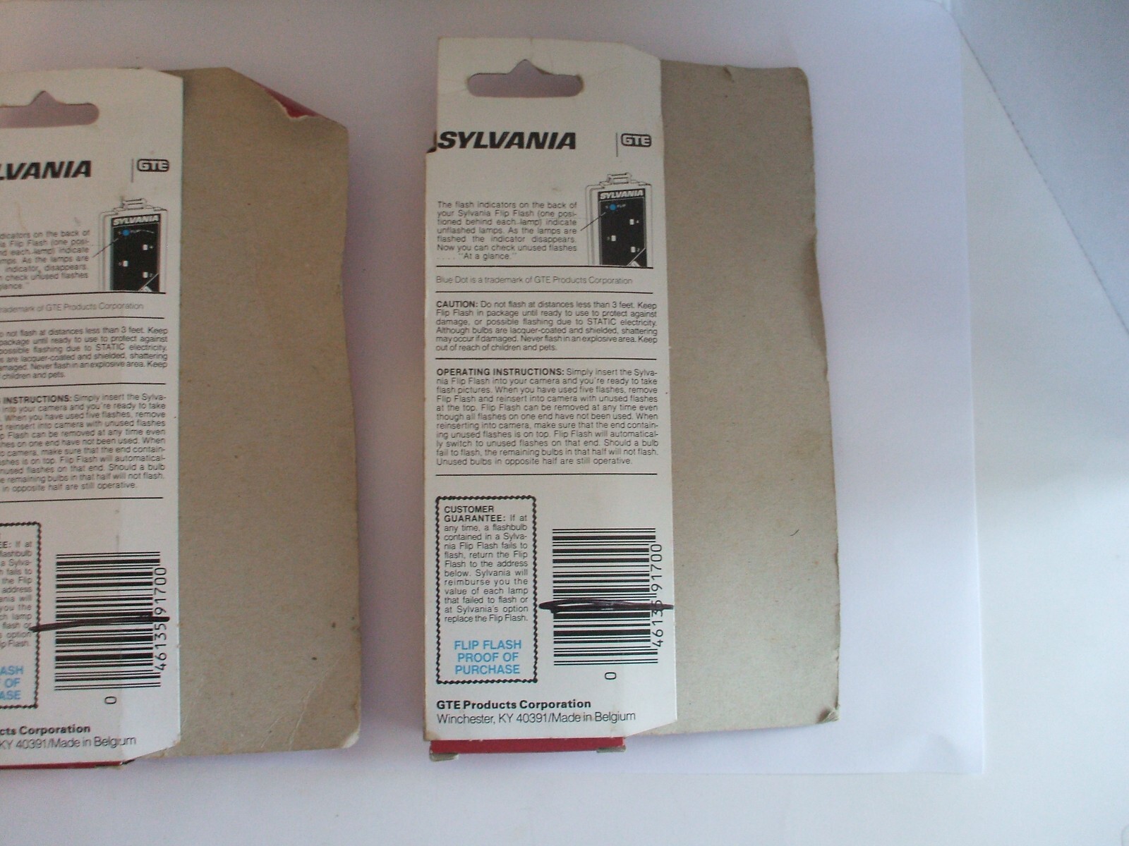 Sylvania Flip Flash Super 10 Flash Bar, Blue Dot, 10 flashes per pack, Lot of 2