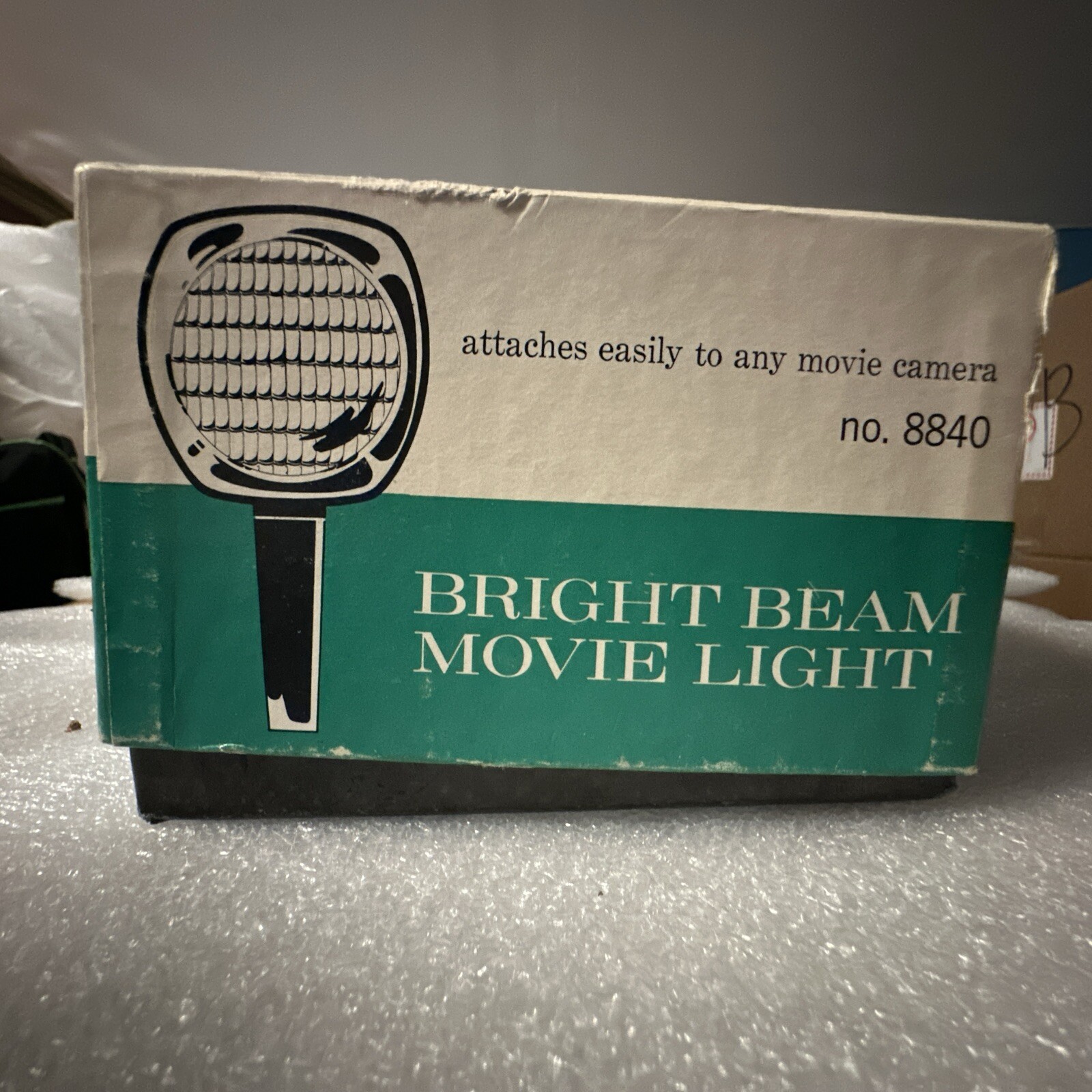 Sears Bright Beam Movie Light Vintage Camera Film Used With Box Tested Works!