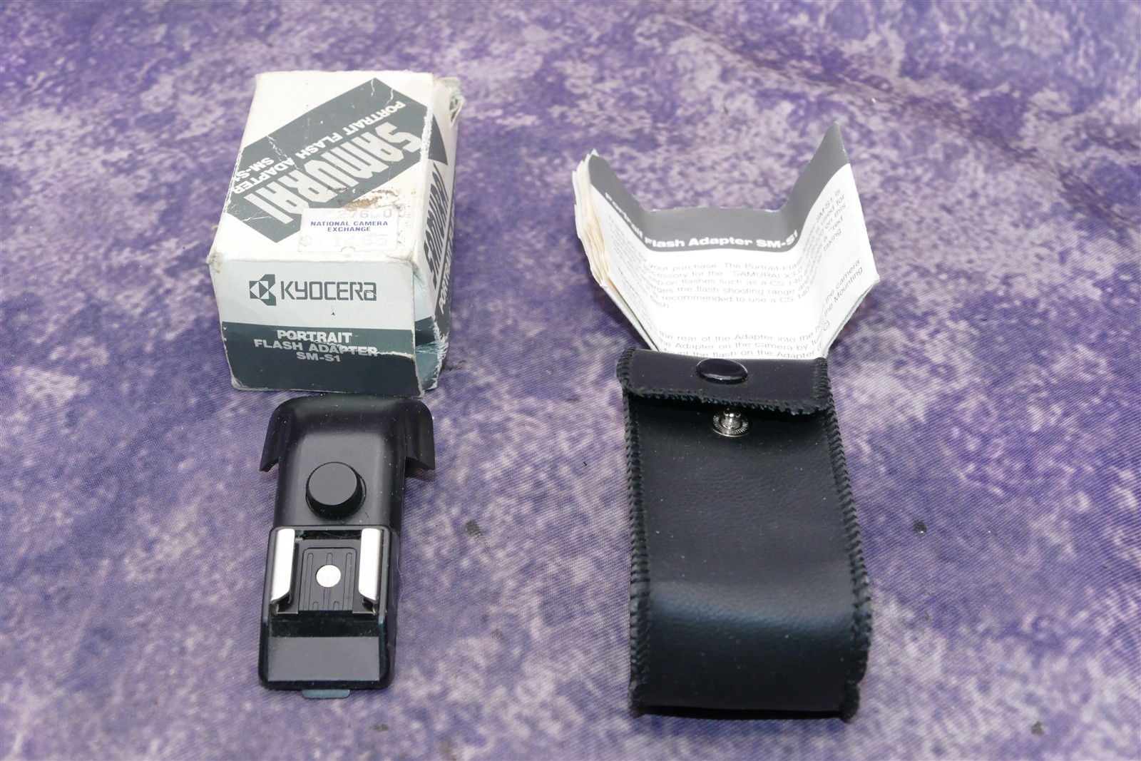 Kyocera Yashica Samurai Portrait Flash Adapter SM-S1 in the box With Case