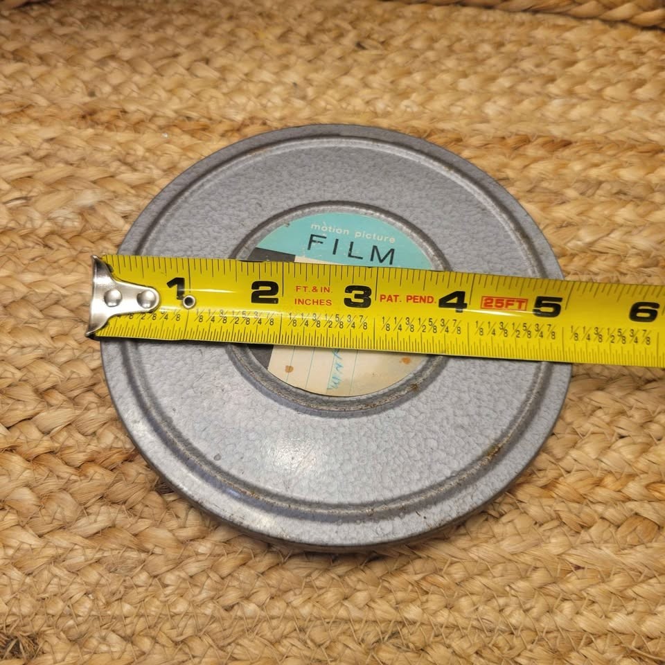Vintage Tower Brand 8mm Or 16mm Motion Picture Original Storage Canister