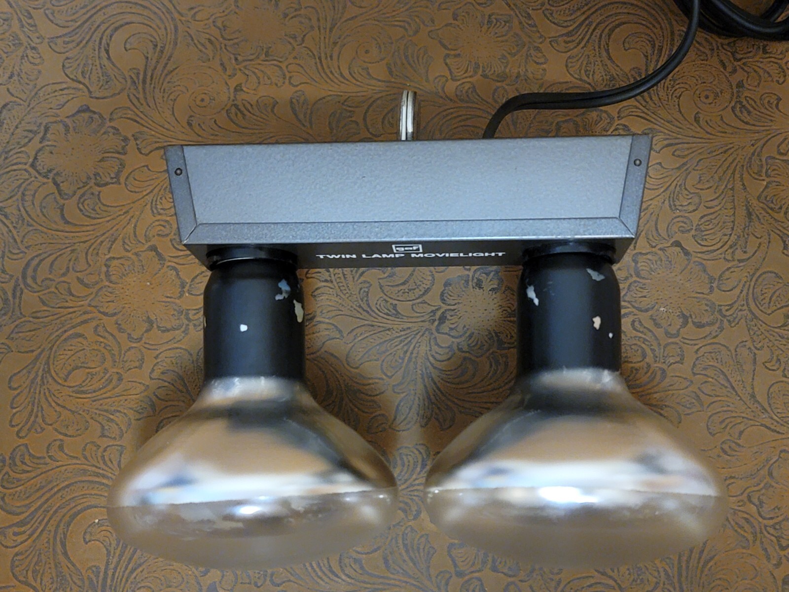 Vintage GAF Twin Lamp Movielight 600W ⋙ BRIGHT! ⋘ 6090-031 Super 8 8mm 16mm ഝ