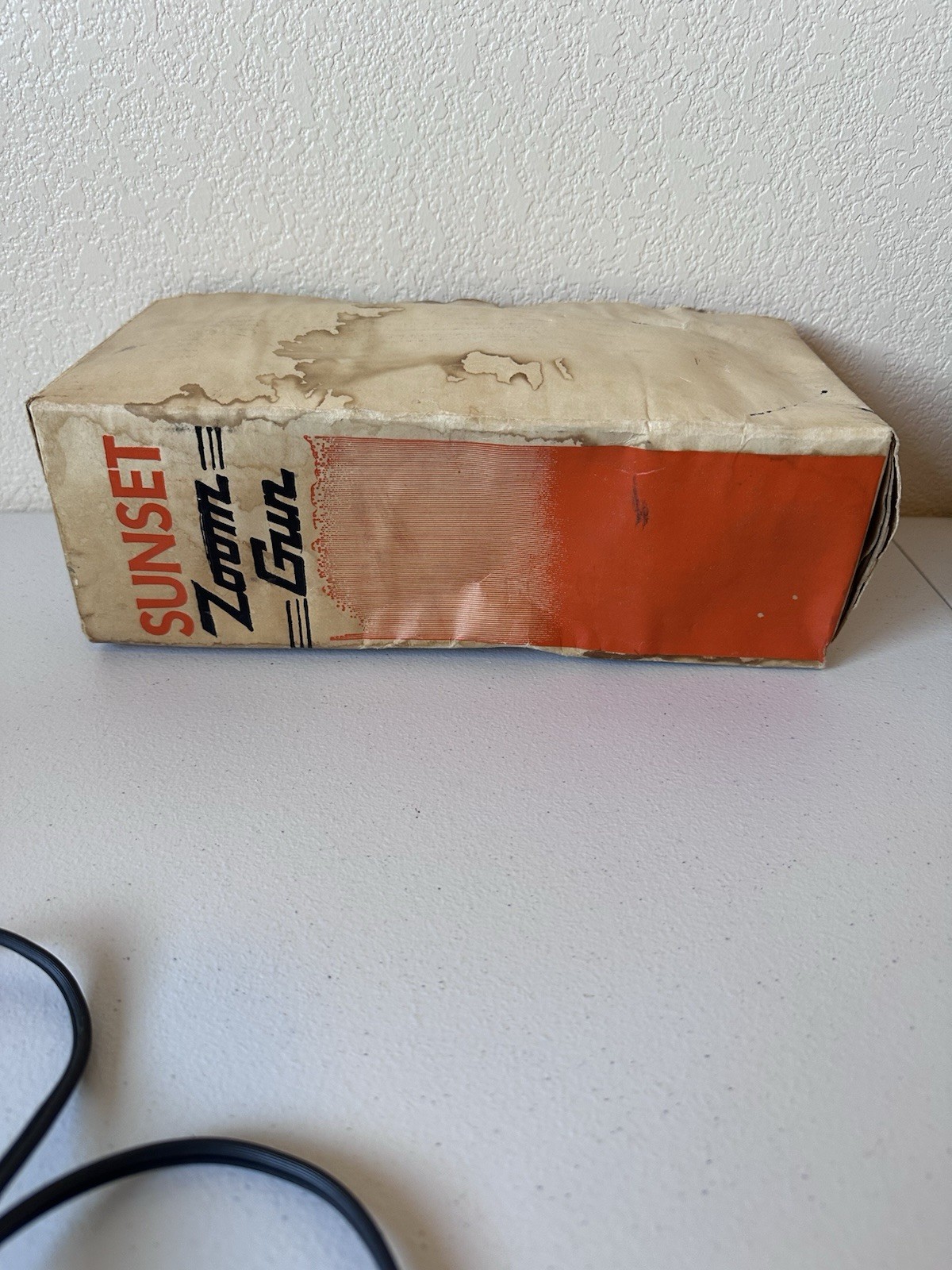 Vintage Sunset Zoom Gun 650W Super Bright Photo Light Original Box Working Paper