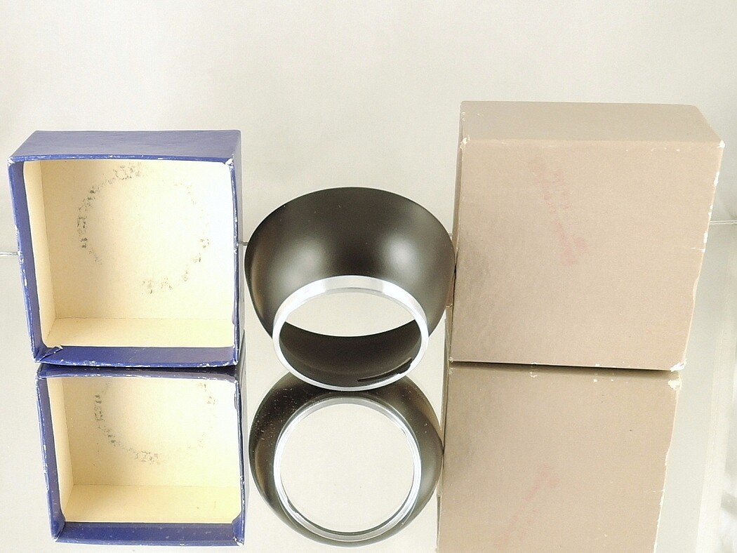 Shade hood Flexaret Meopta round bayonet B40 metal + Genuine box MINT +