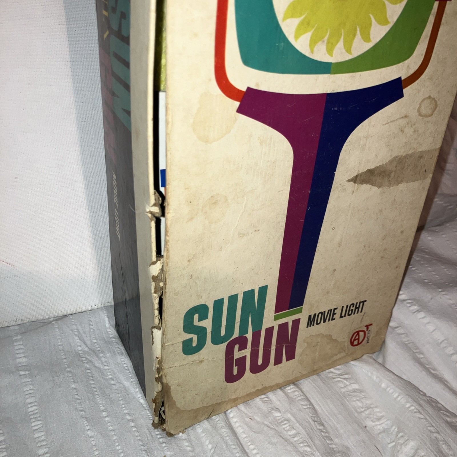 Vintage Sylvania Sun Gun Movie Light SG-1 Handheld Video Camera Lamp 120V Tested