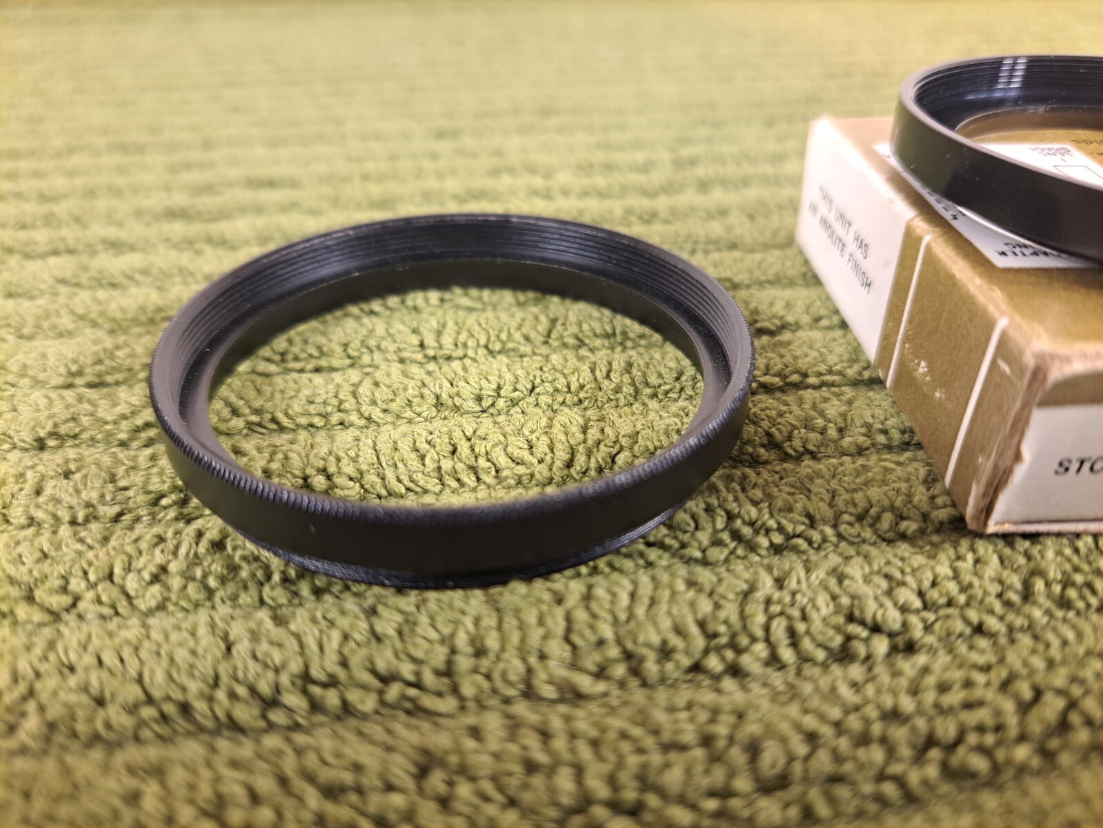 Vintage Filter Adapter Ring 49mm to Series VII 7 (50.8mm) & Retaining Ring Japan