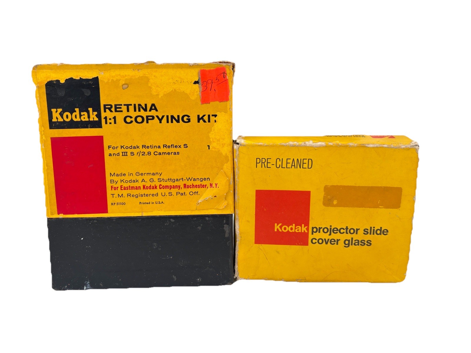 Vintage Kodak Retina 1:1 Copying Kit Original Box & Manual Projector Slide Glass