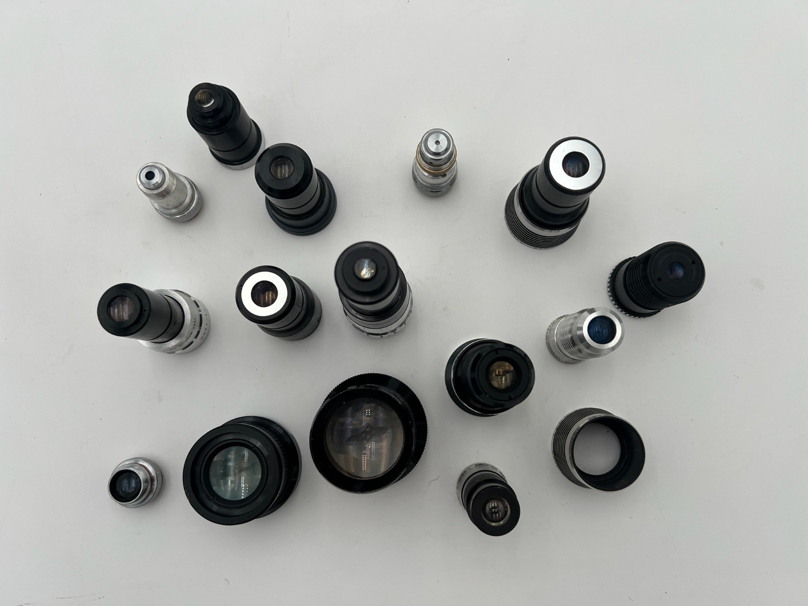– LOT OF ASSORTED LENSES-PROJECTOR/CAMERA LENSES FOR PARTS/AS-IS