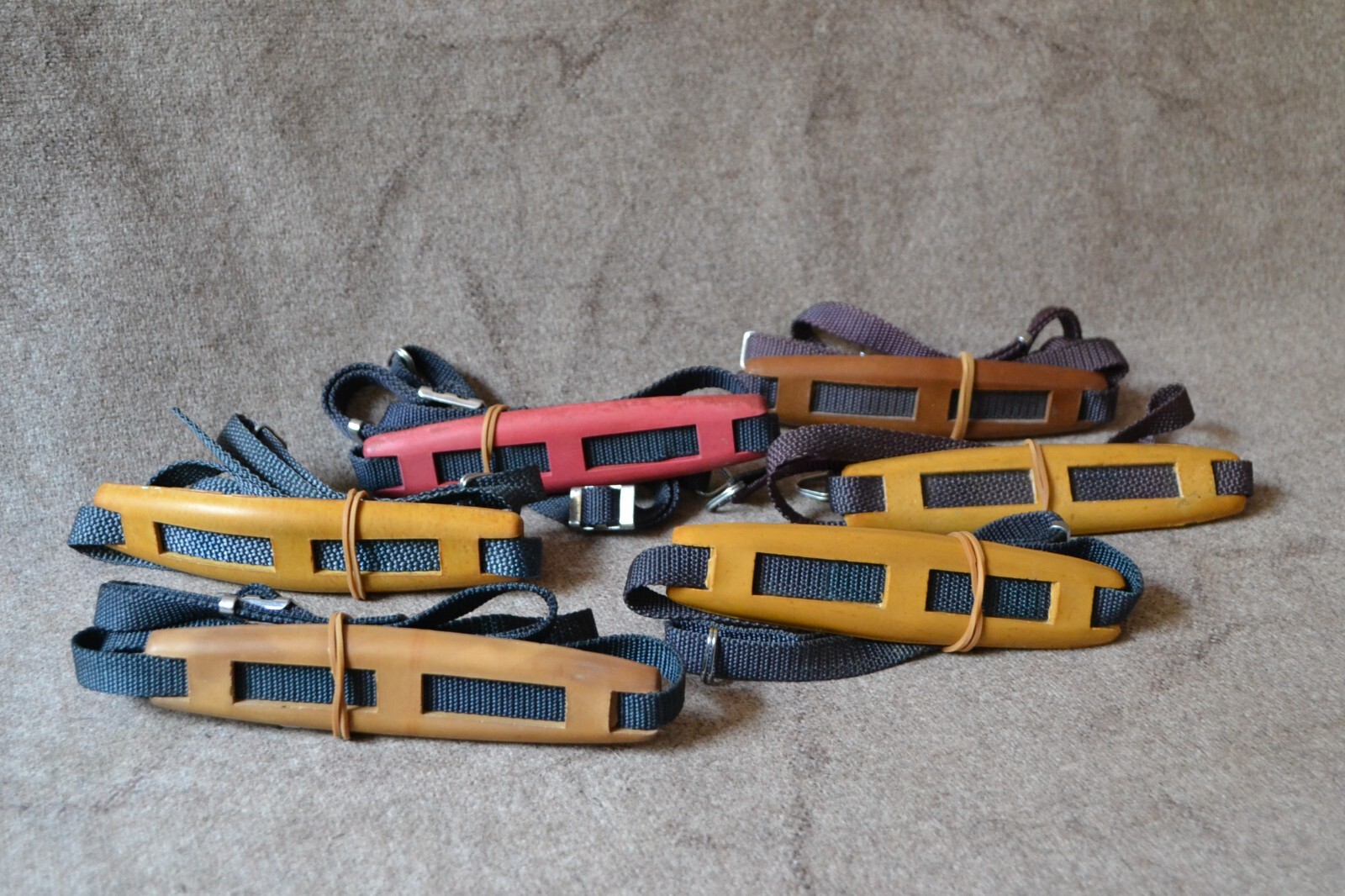 Original neck strap with fasteners for Kiev-6 19 shoulder pad medium format 1 ps