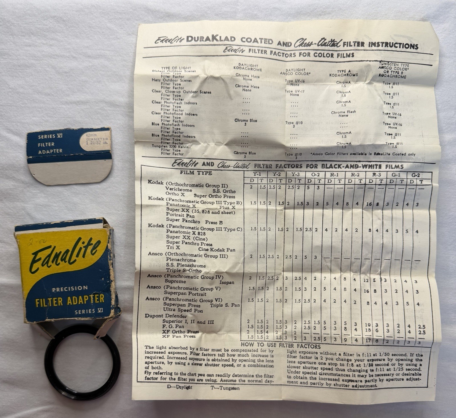 Vintage Cairo-Flex Twin Lens Reflex Camera TLR+Case+Rothco Filter Kit+Flash