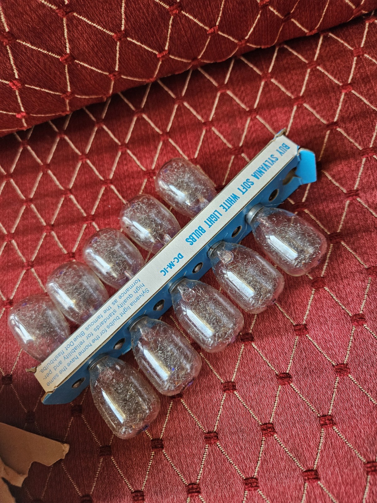 Sylvania M3 Blue Dot FlashBulbs 1 Box Of 10 Bulbs Vintage Untested