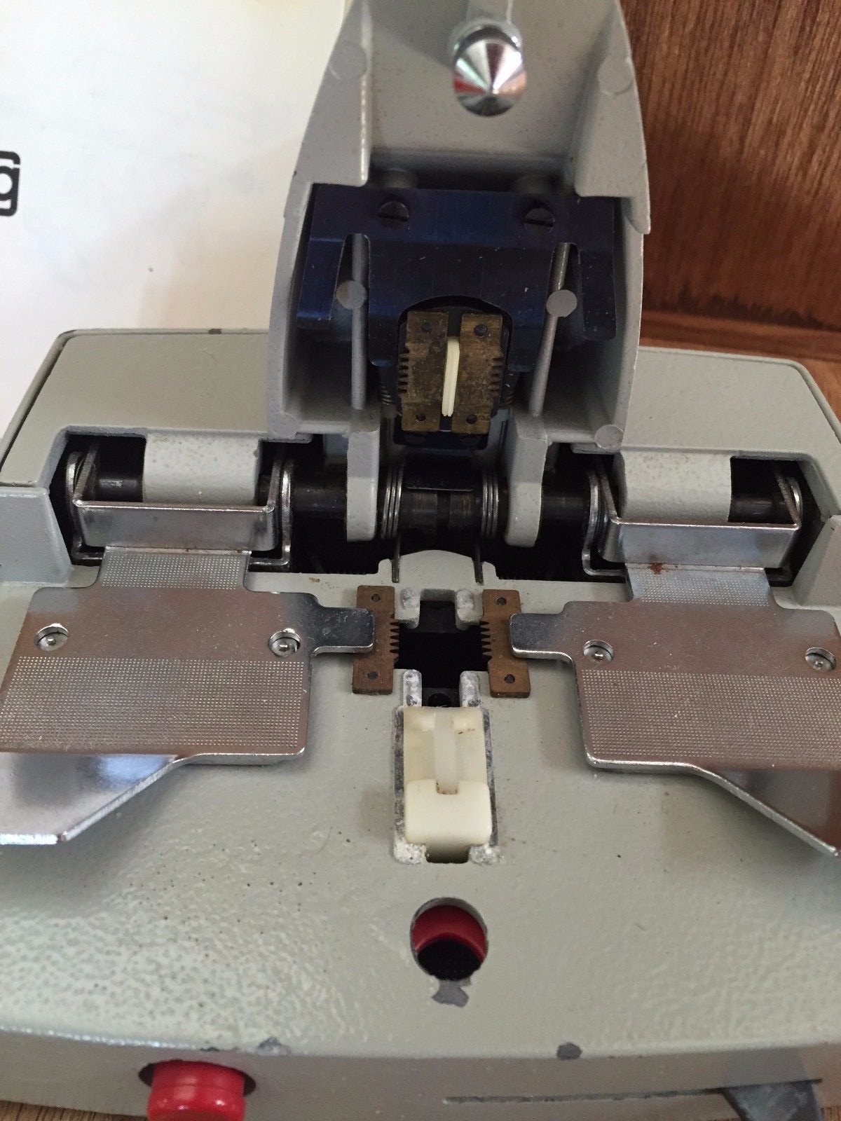 NICE VINTAGE EUMIG CHEMO FILM SPLICER KIT Z01 FOR SUPER 8 FILM