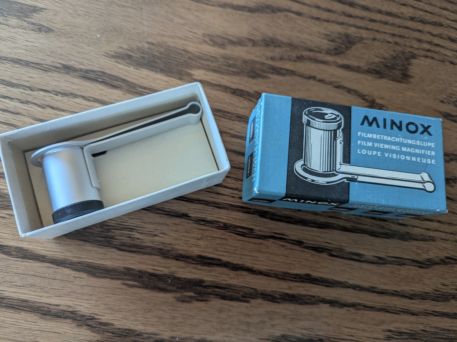 Vintage Minox Film Viewing Magnifier in Box
