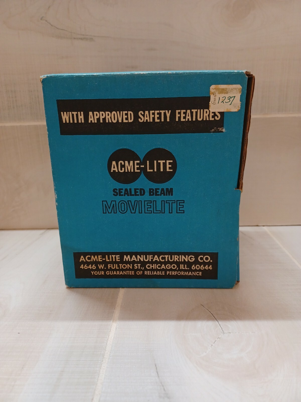 Vintage Acme-Lite Sealed Beam Movielite Model 96 250 Watts 115 Volts Tested