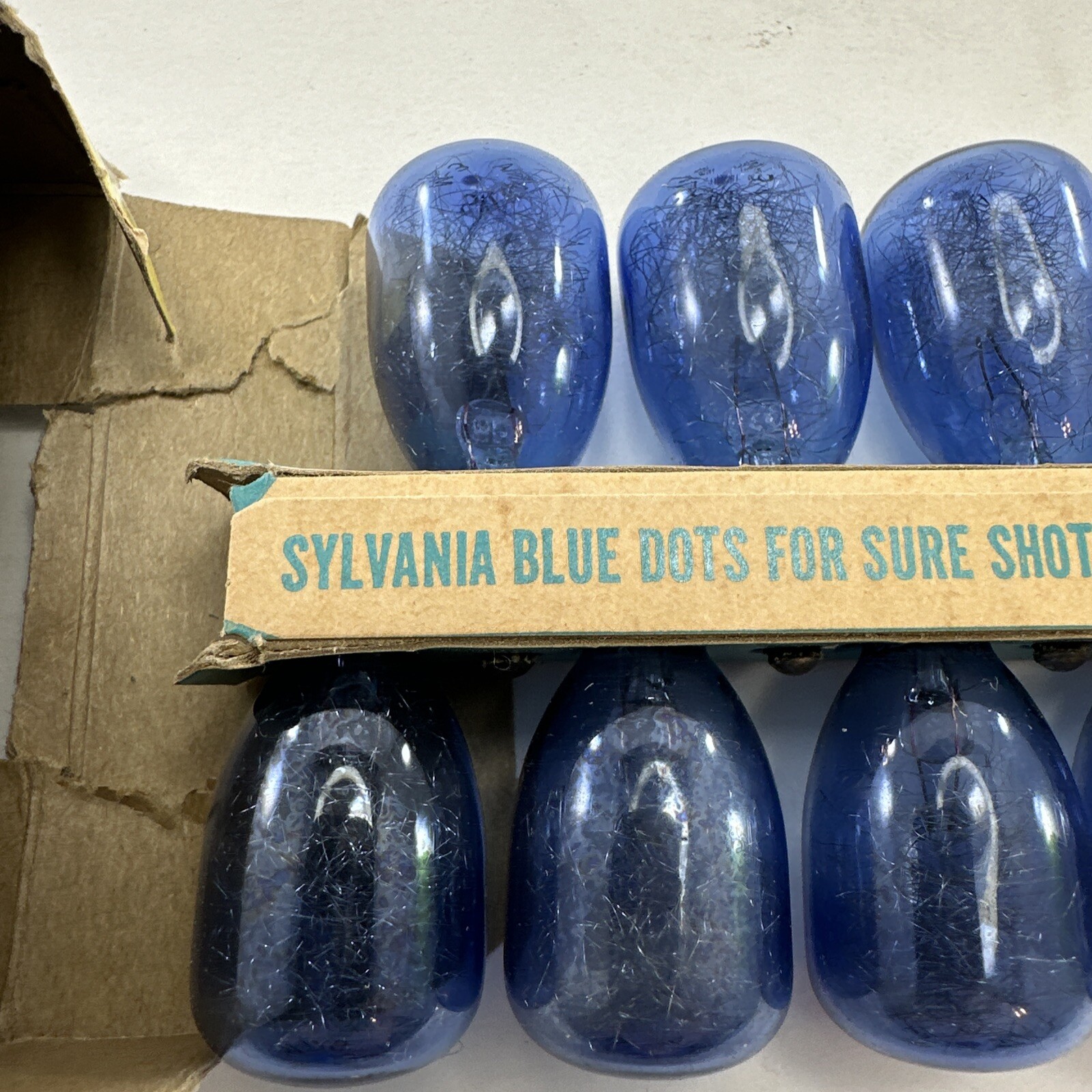Sylvania Blue Dot Flash Bulbs flashbulbs M3B Twelve Blue Bulbs New In Box *Read*