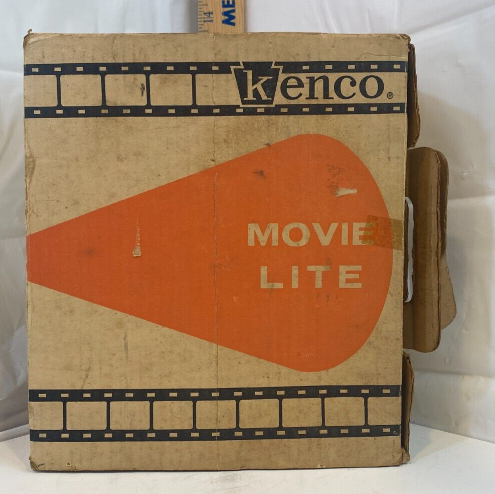 Vintage- KENCO MOVIE LIGHT in box – 850D DWA Lamp -Working Movie Lite