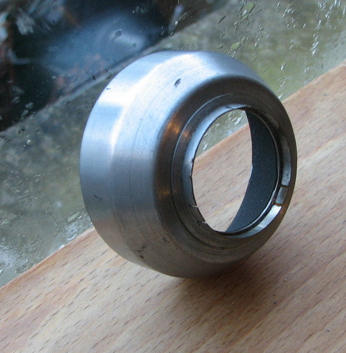 28.5mm push fit slip on chromed brass shade lens hood rollei fit