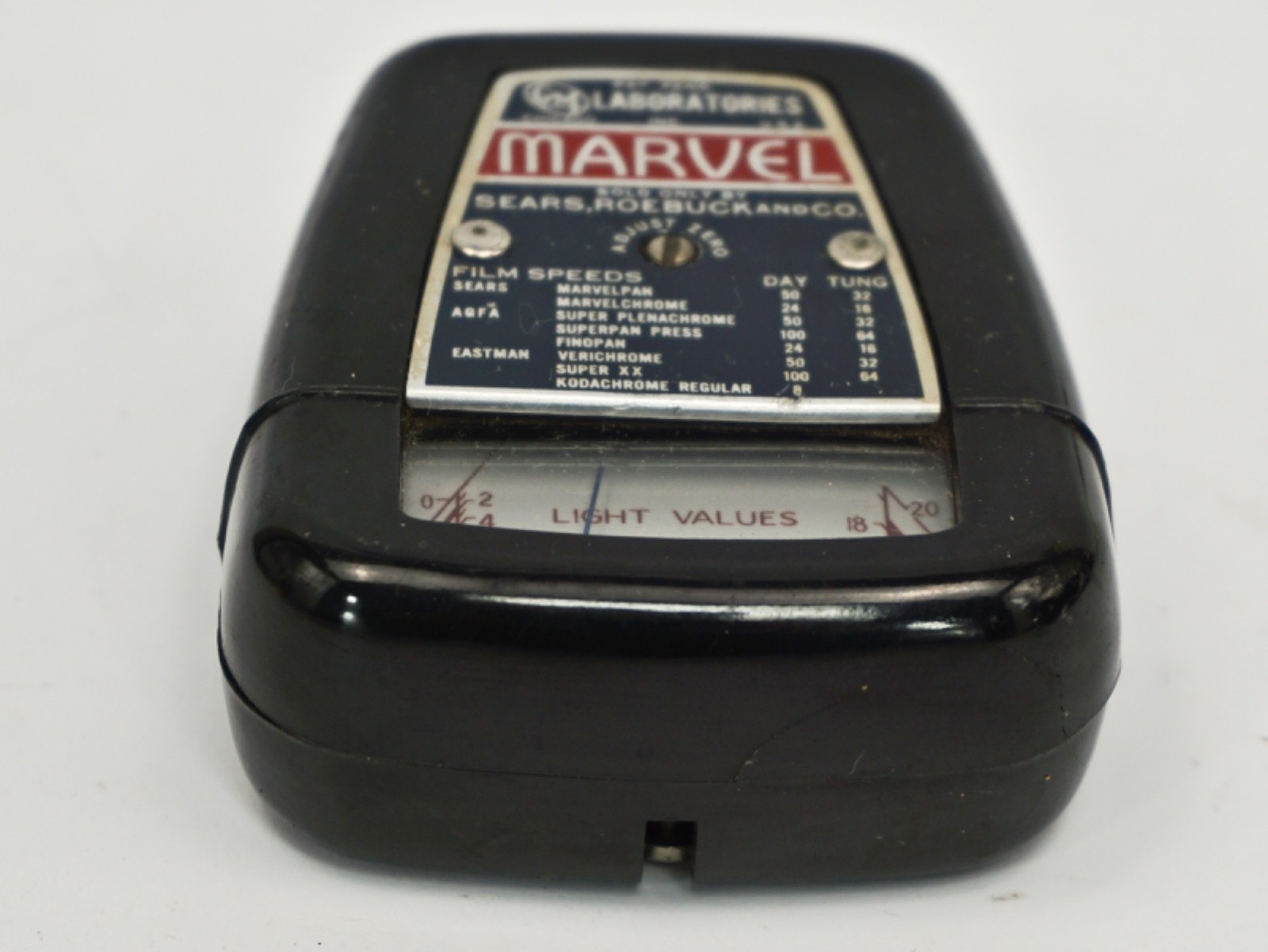 Vintage MARVEL Light Exposure Meter GM Laboratories Sears Roebuck Co