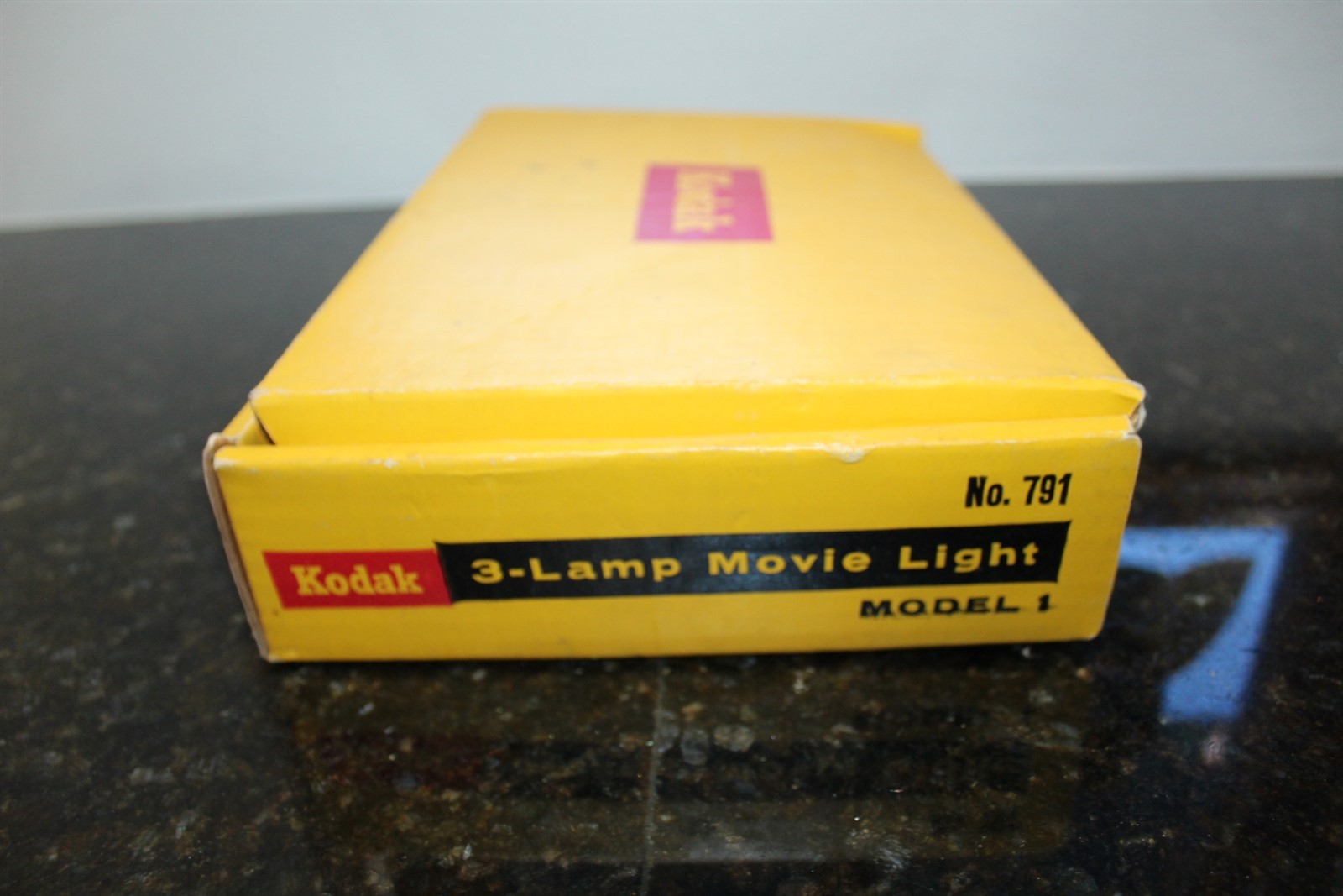 Vintage Kodak 3 Lamp Movie Light Model 1 In Original Box Working