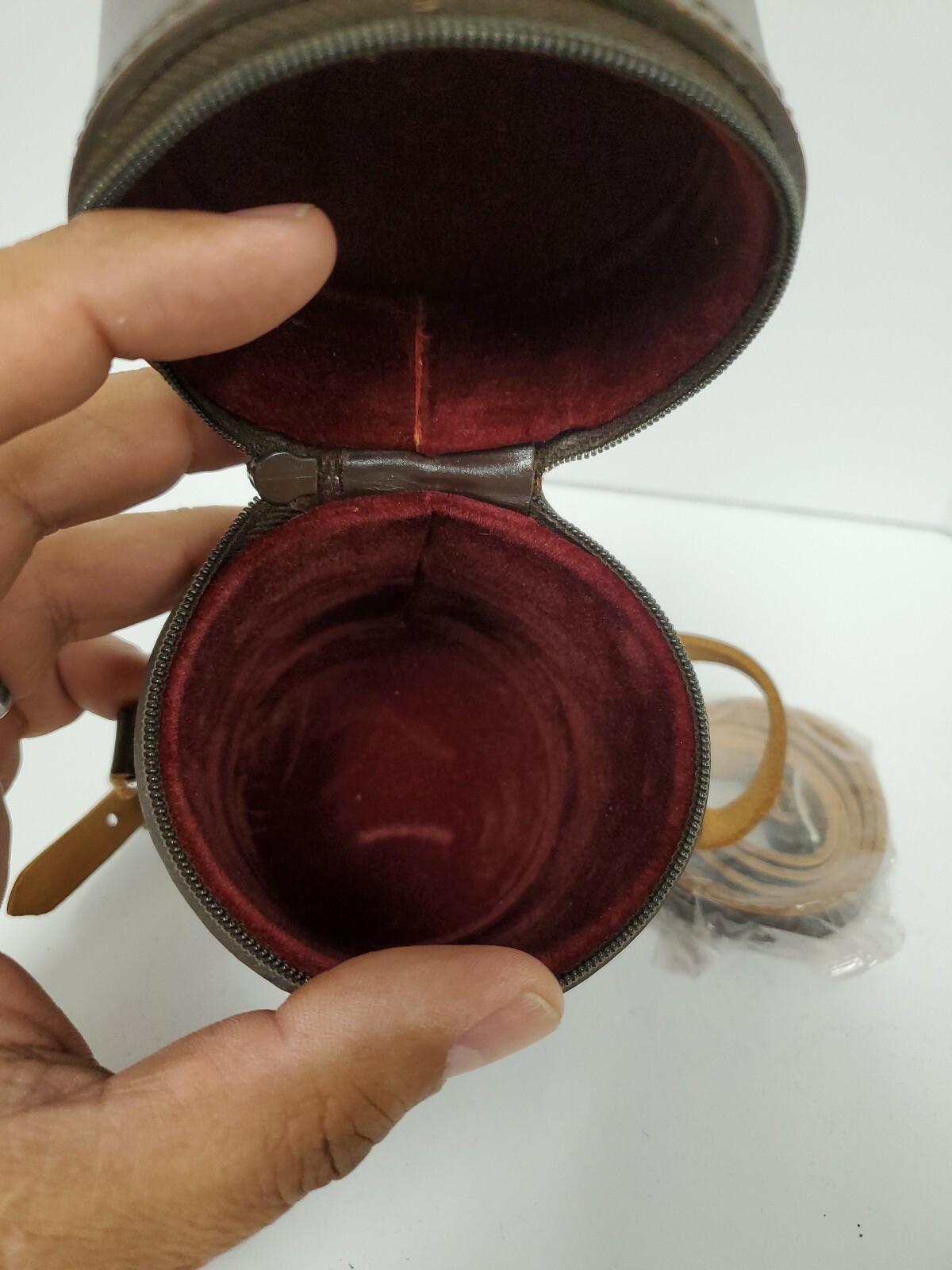 E. Leitz Leather NY #3 Brown