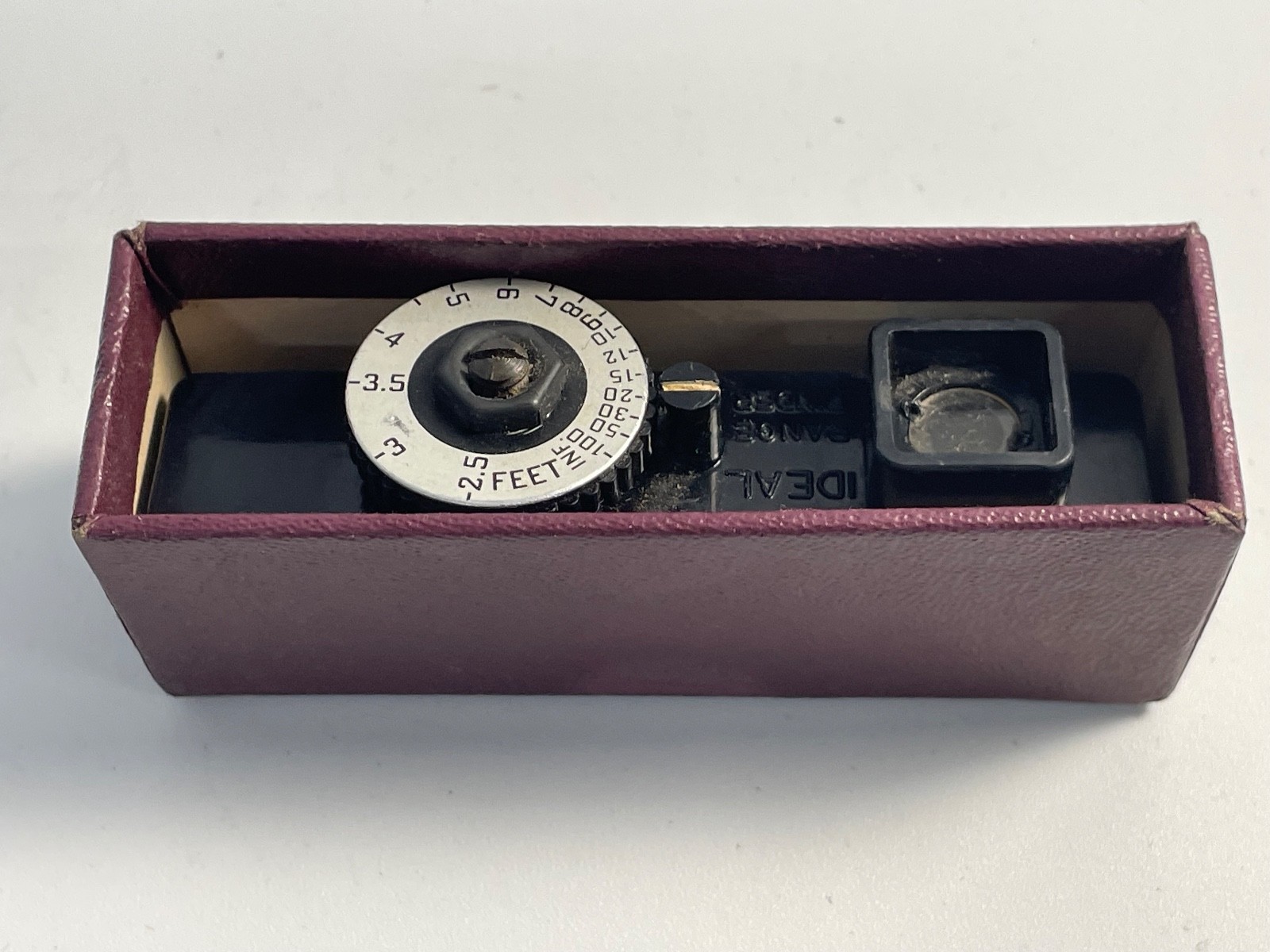 Vintage Ideal Range Finder Federal Instrument Corp USA Long Island NY with Box