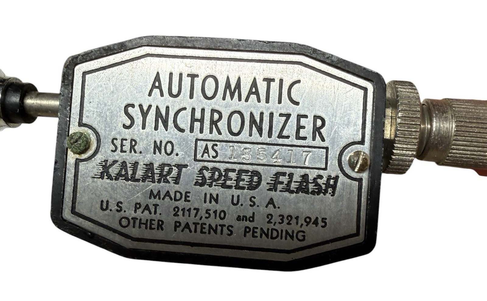 Kalart Master Automatic Speed Flash Synchronizer Vintage 1950 Press Camera USA