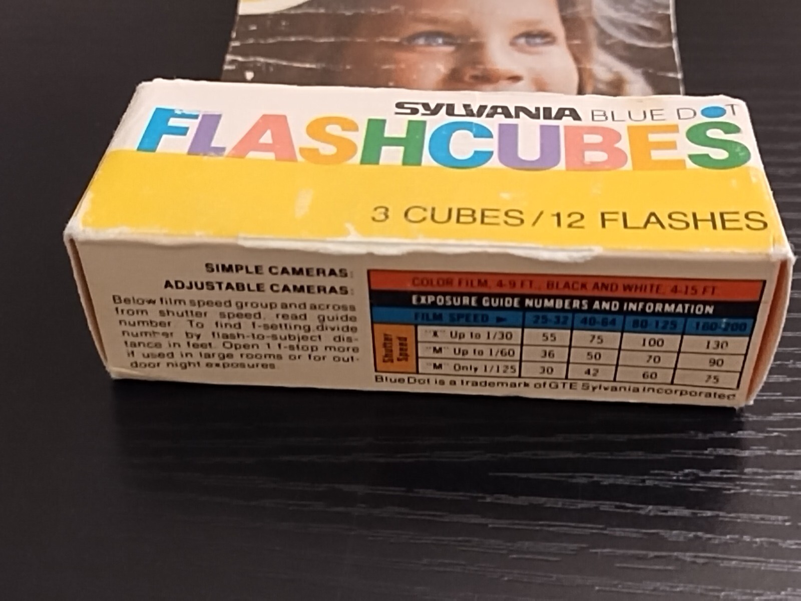 Vintage Sylvania Blue Dot Flashcubes Cubes Flashes New Old Stock
