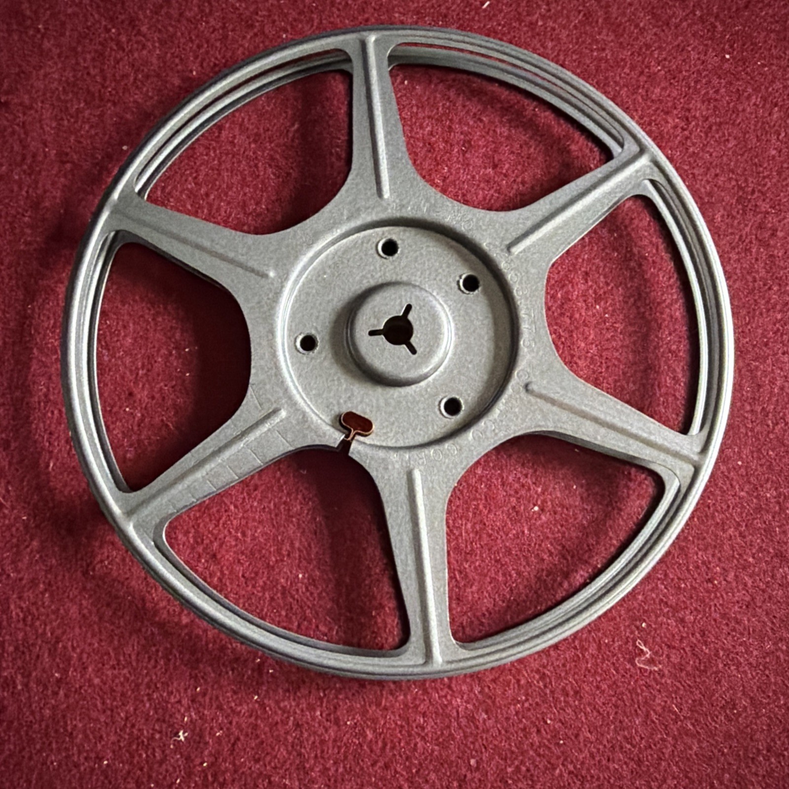 8mm 400ft (7in) Metal Film Reel and Canister Can by Compco Corp Stienberg Baum