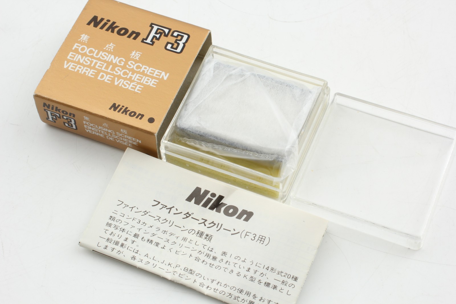 [Unused in Box] Nikon F3 Focusing Screen Type P Red Dot For F3 242 From JAPAN