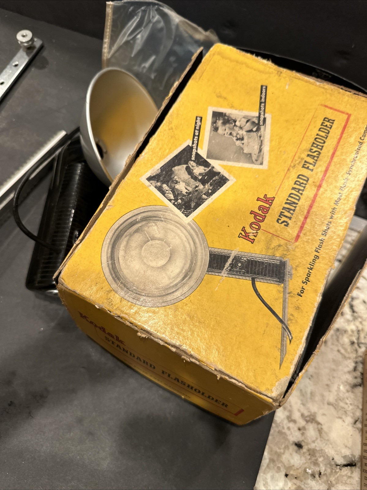 VINTAGE Kodak Standard Flasholder With Original Box Sell As Pictured #R37