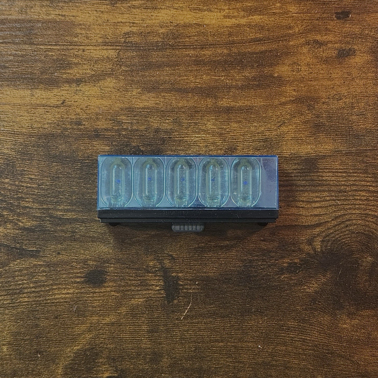 Vintage Sylvania Blue Dot Flash Bar 1 Array 10 Flashes Not Tested Sold As Is