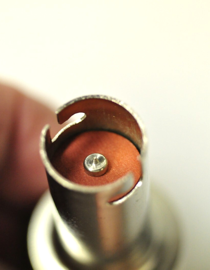 Telesar 1 7/8″ long short stem flashbulb adapter. New old stock.