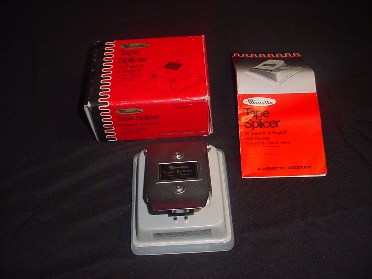 (EA300) Minette Tape Splicer for Super 8/Single 8:2 & 1 Track Sound /Silent Film