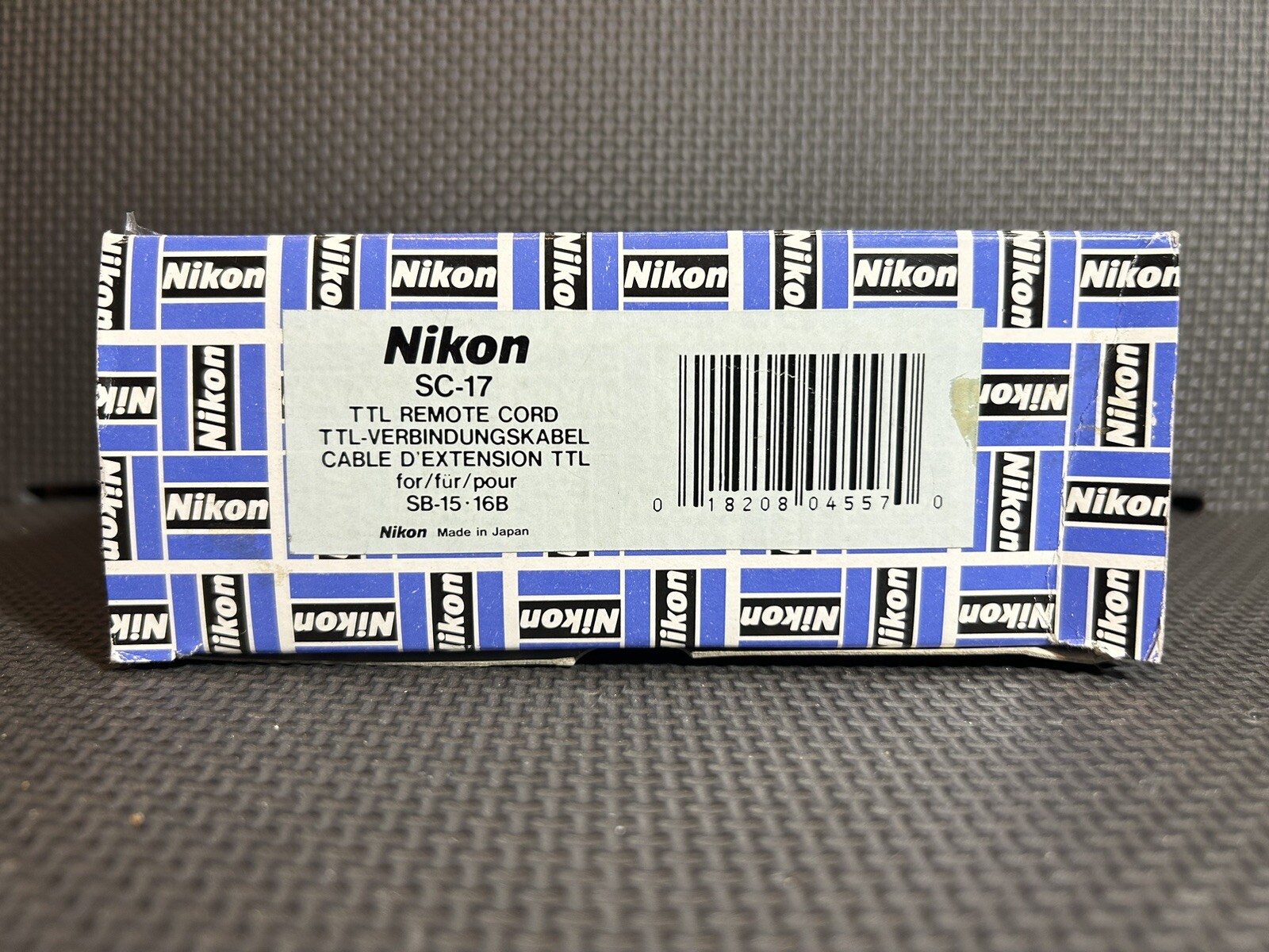 Nikon SC-17 TTL Remote Cord For SB-15・16B NASA Surplus