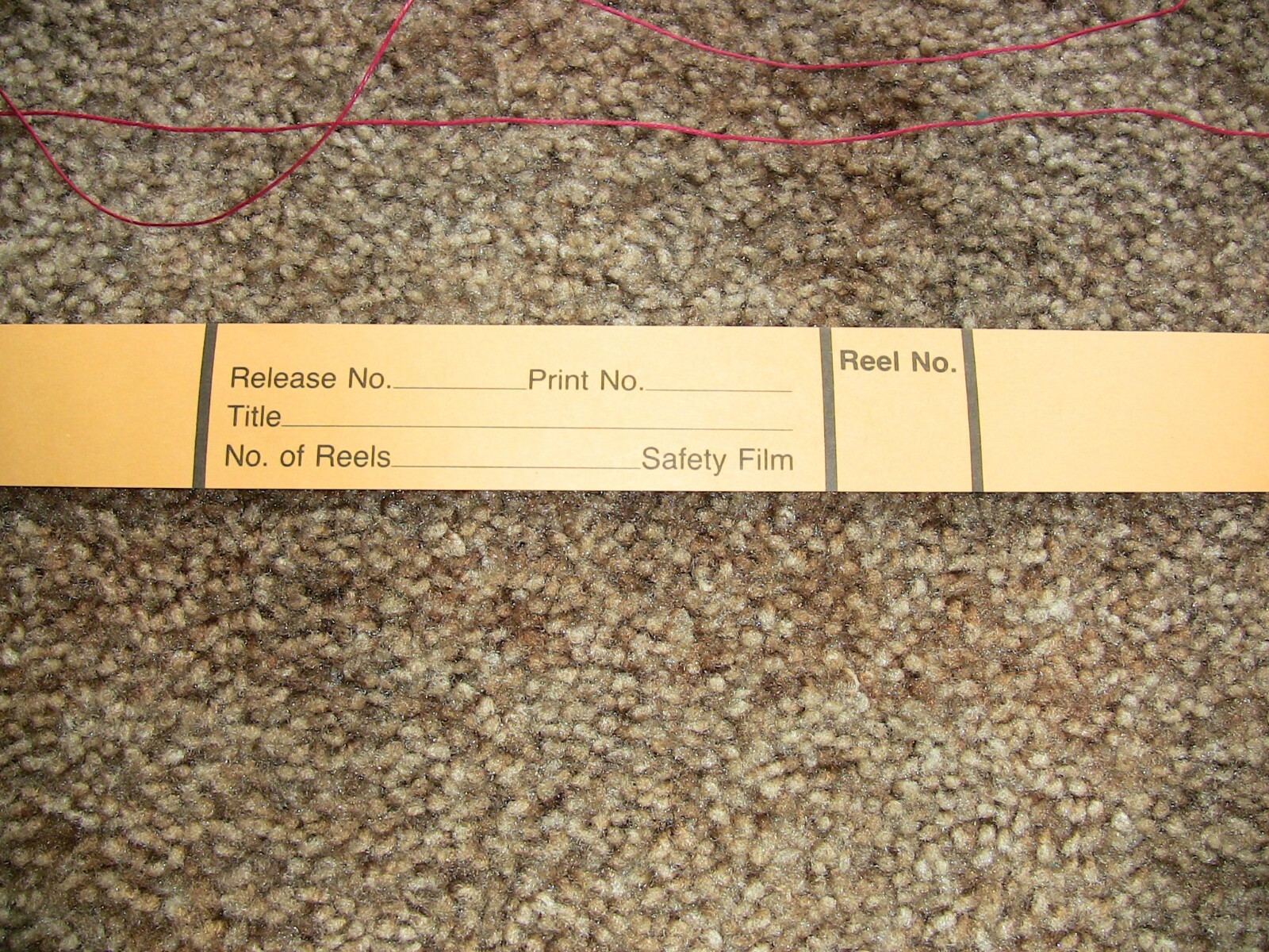 35mm Film Reel Bands for 2000ft reels-NEW!
