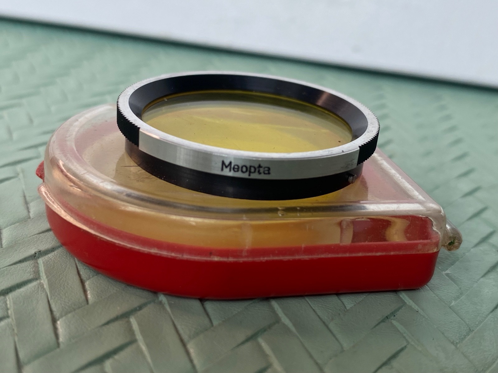 Vintage color filter Flexaret MEOPTA G2 B36, original accessories